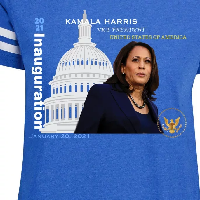 Kamala Harris Inauguration Day Enza Ladies Jersey Football T-Shirt