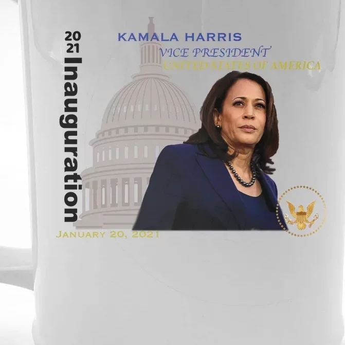 Kamala Harris Inauguration Day Front & Back Beer Stein