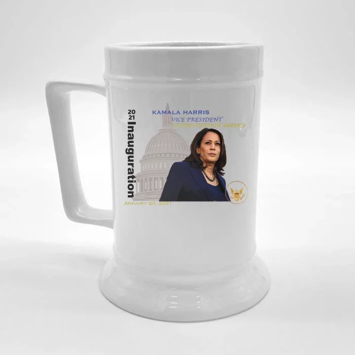 Kamala Harris Inauguration Day Front & Back Beer Stein