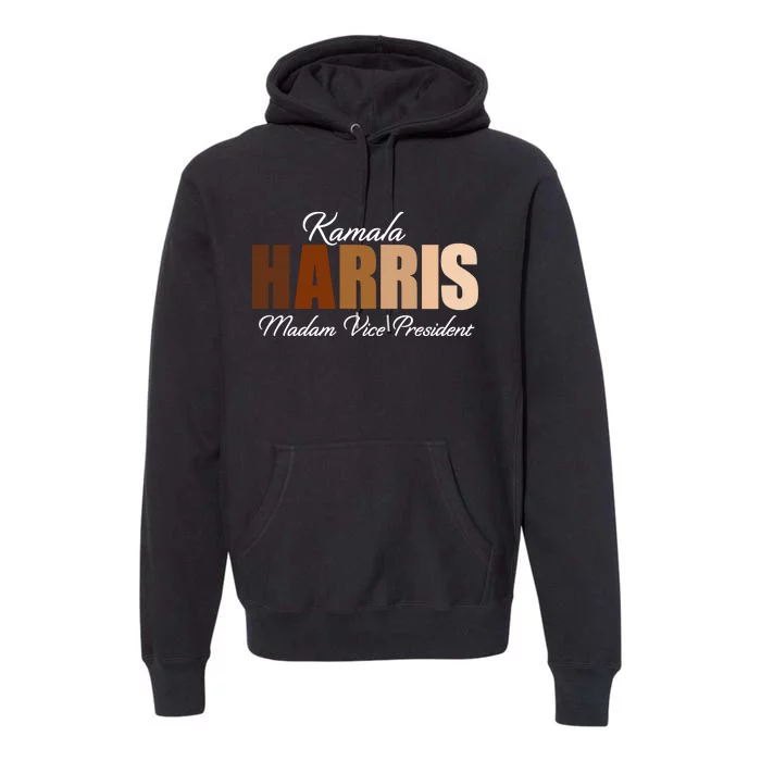 Kamala Harris Madam Vice President Premium Hoodie