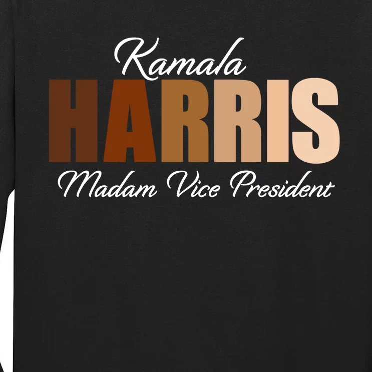 Kamala Harris Madam Vice President Tall Long Sleeve T-Shirt