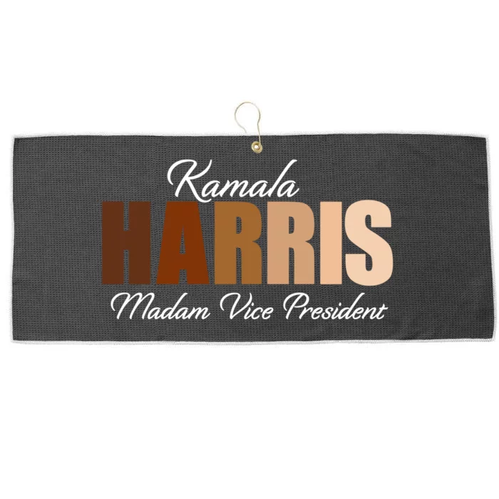 Kamala Harris Madam Vice President Large Microfiber Waffle Golf Towel