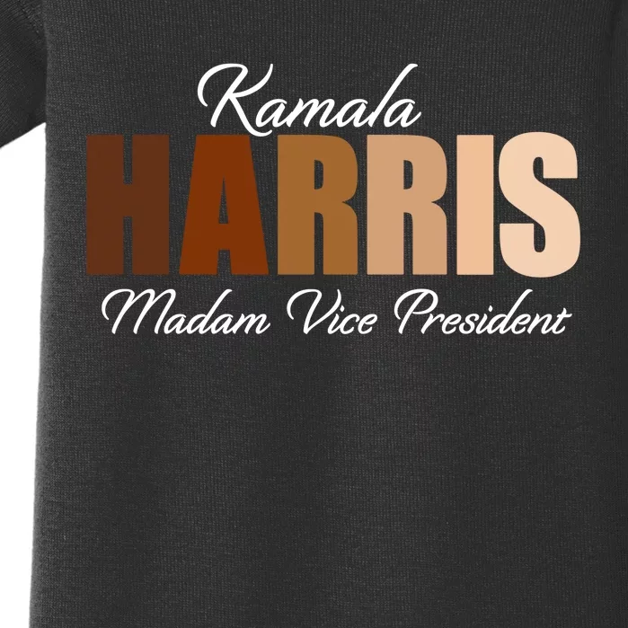 Kamala Harris Madam Vice President Baby Bodysuit