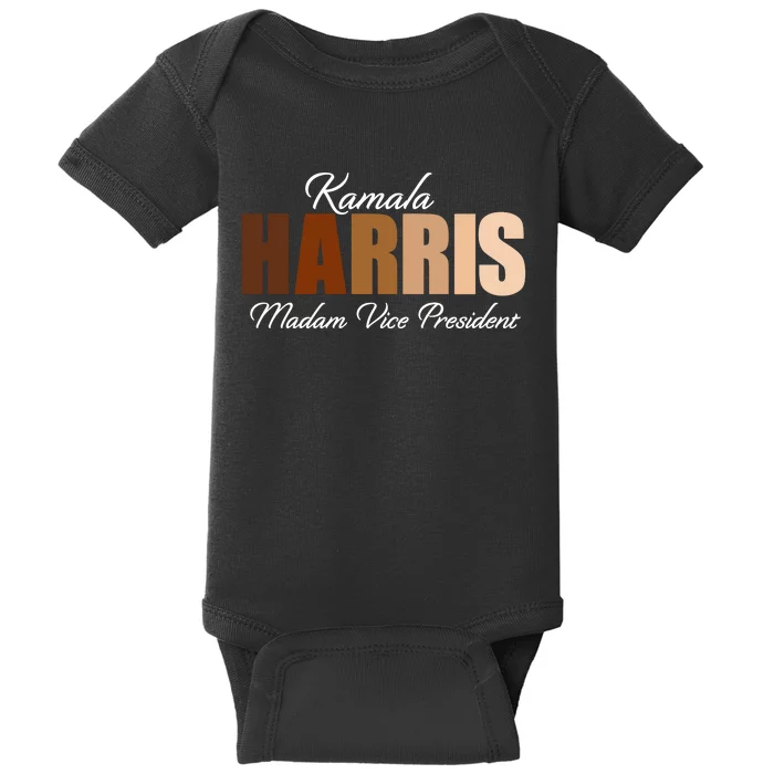 Kamala Harris Madam Vice President Baby Bodysuit