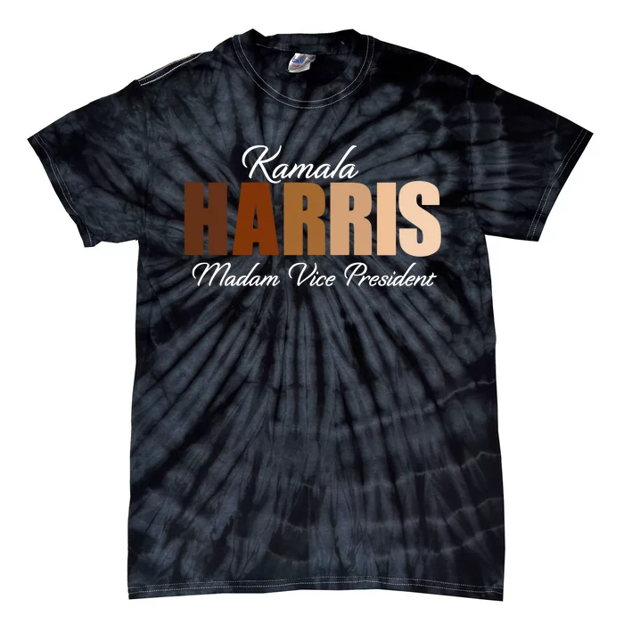 Kamala Harris Madam Vice President Tie-Dye T-Shirt