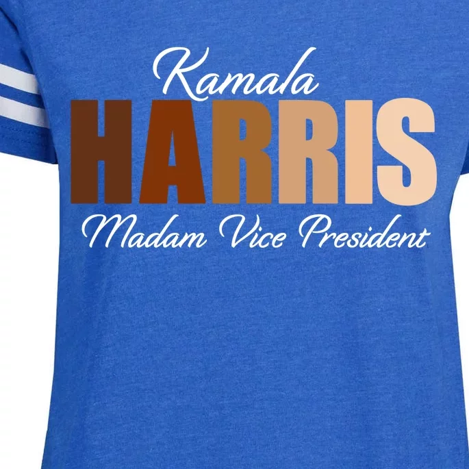 Kamala Harris Madam Vice President Enza Ladies Jersey Football T-Shirt