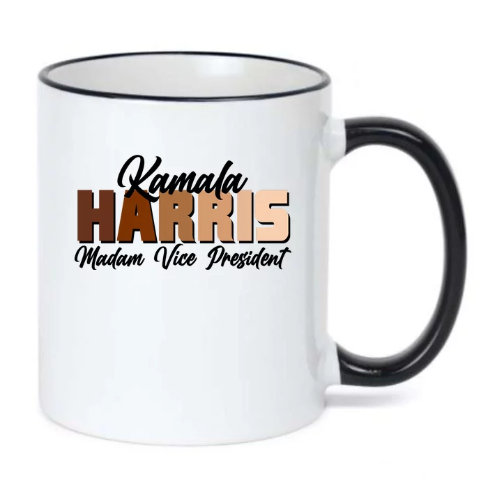 Kamala Harris Madam Vice President Diversity Black Color Changing Mug