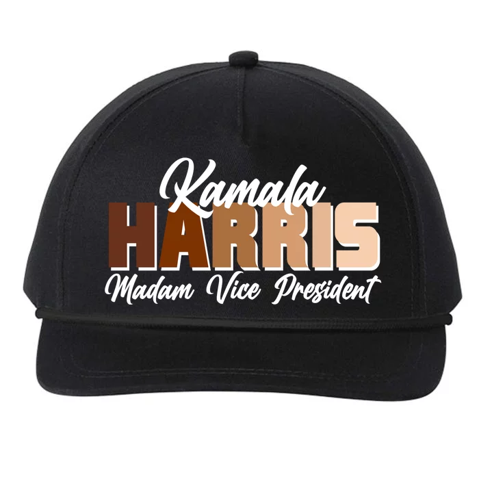 Kamala Harris Madam Vice President Diversity Snapback Five-Panel Rope Hat