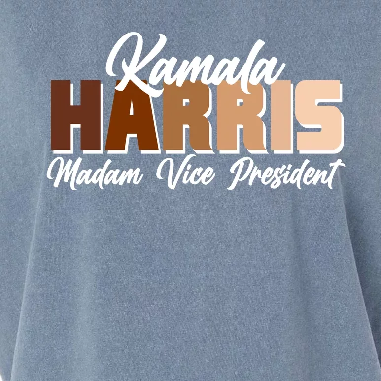 Kamala Harris Madam Vice President Diversity Garment-Dyed Women's Muscle Tee