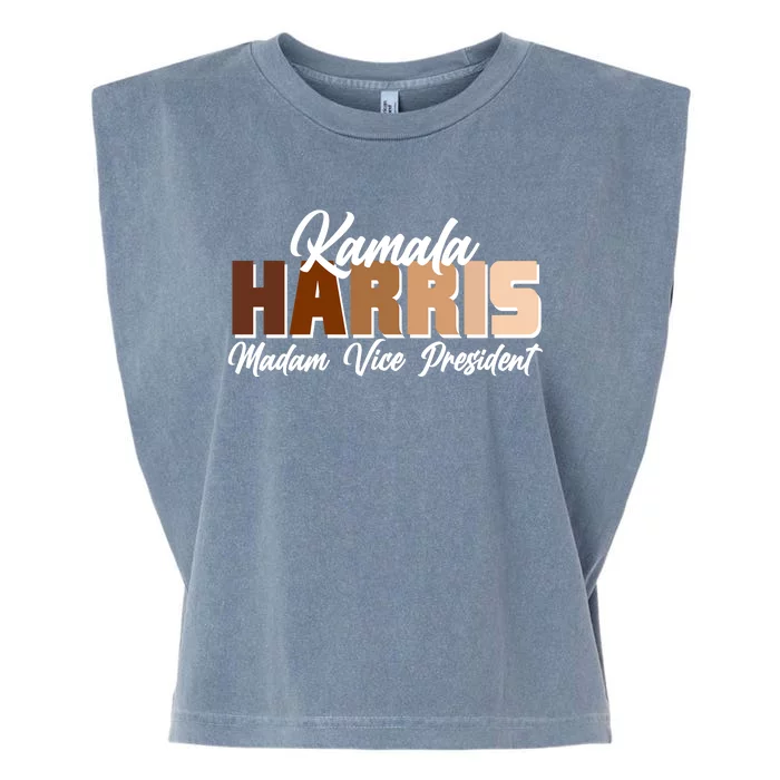 Kamala Harris Madam Vice President Diversity Garment-Dyed Women's Muscle Tee