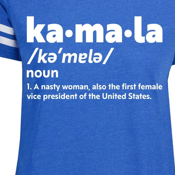 Kamala Harris Name Definition Vice President Enza Ladies Jersey Football T-Shirt