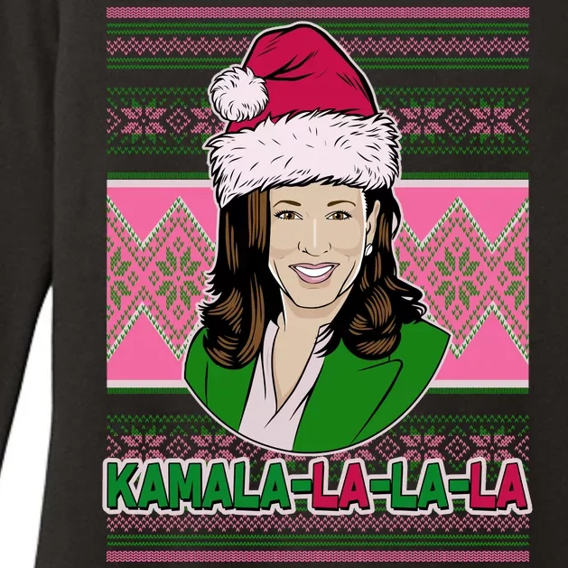 Kamala La La La  AKA Ugly Christmas Sweater Womens CVC Long Sleeve Shirt