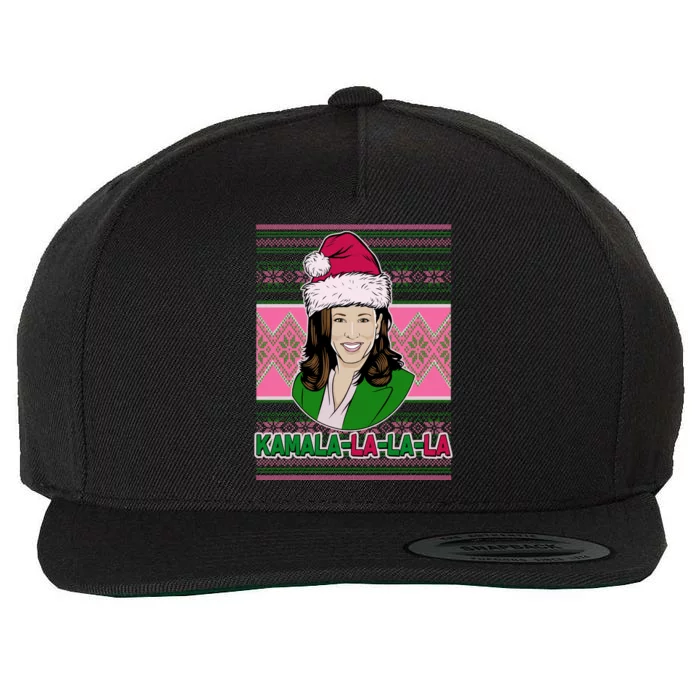 Kamala La La La  AKA Ugly Christmas Sweater Wool Snapback Cap