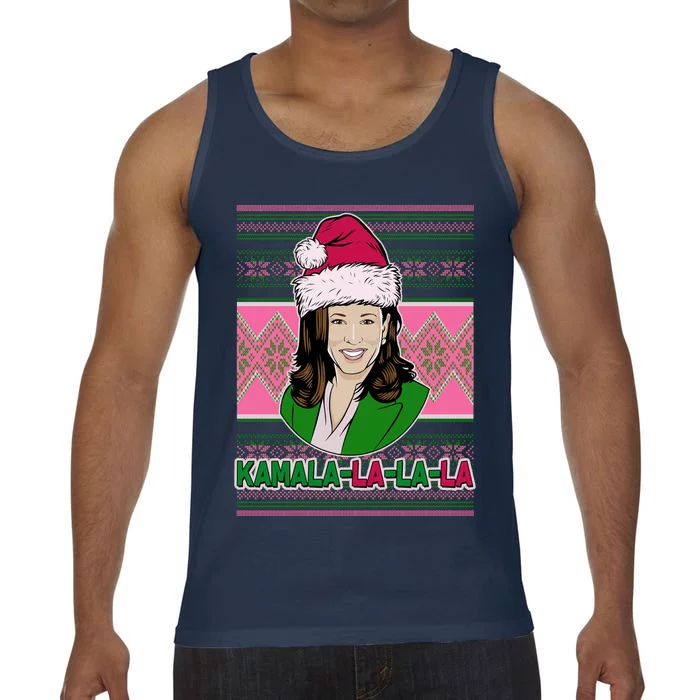 Kamala La La La  AKA Ugly Christmas Sweater Comfort Colors® Tank Top