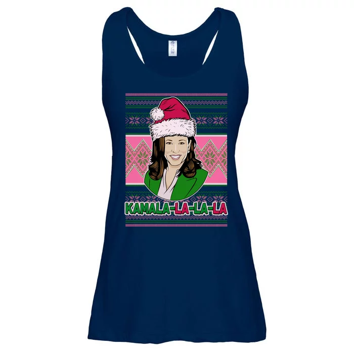 Kamala La La La  AKA Ugly Christmas Sweater Ladies Essential Flowy Tank