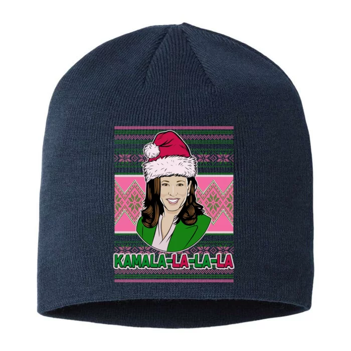 Kamala La La La  AKA Ugly Christmas Sweater 8 1/2in Sustainable Knit Beanie