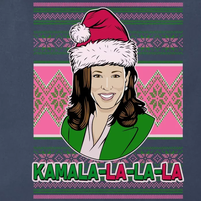 Kamala La La La  AKA Ugly Christmas Sweater Zip Tote Bag