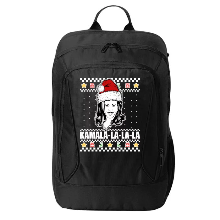 Kamala La La La Ugly Christmas Sweater City Backpack