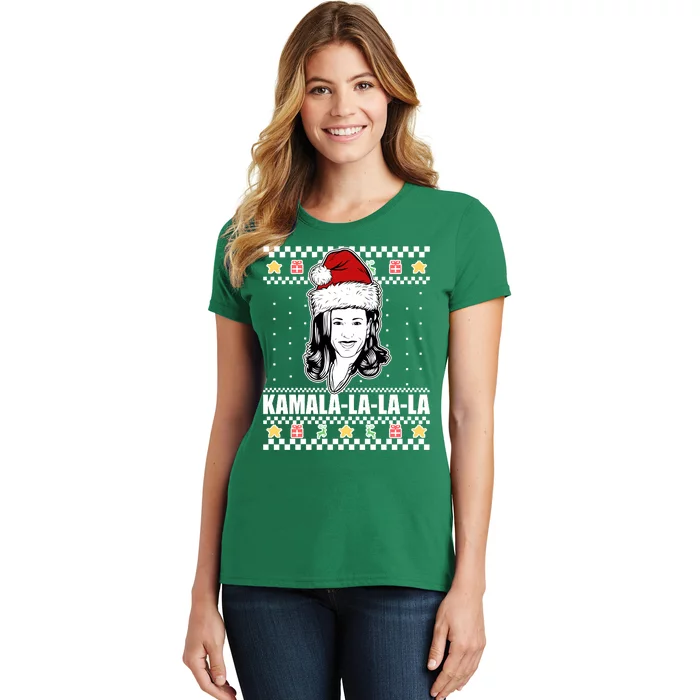 Kamala La La La Ugly Christmas Sweater Women's T-Shirt