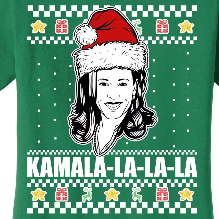 Kamala La La La Ugly Christmas Sweater Women's T-Shirt