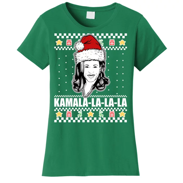 Kamala La La La Ugly Christmas Sweater Women's T-Shirt