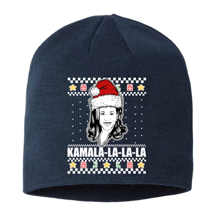 Kamala La La La Ugly Christmas Sweater 8 1/2in Sustainable Knit Beanie