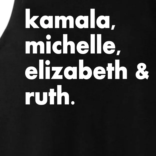 Kamala Michelle RBG Elizabeth Ruth Ladies Tri-Blend Wicking Tank