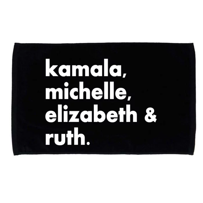 Kamala Michelle RBG Elizabeth Ruth Microfiber Hand Towel