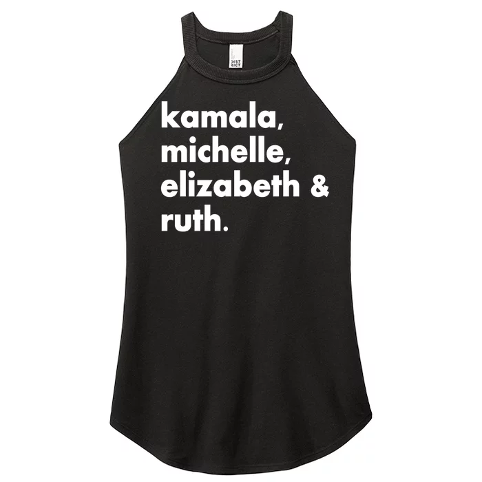 Kamala Michelle RBG Elizabeth Ruth Women’s Perfect Tri Rocker Tank