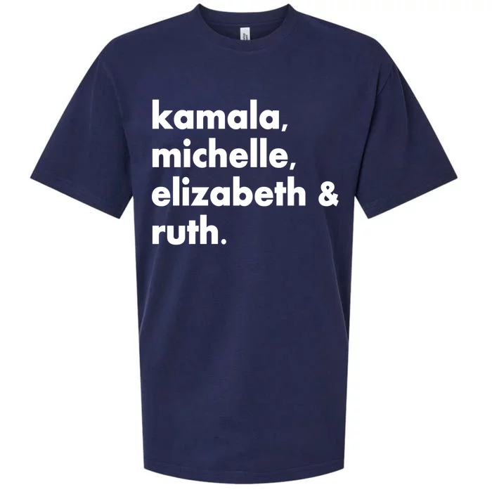 Kamala Michelle RBG Elizabeth Ruth Sueded Cloud Jersey T-Shirt