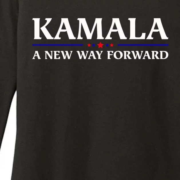 Kamala A New Way Forward Harris 2024 Usa Elections Democrats Gift Womens CVC Long Sleeve Shirt