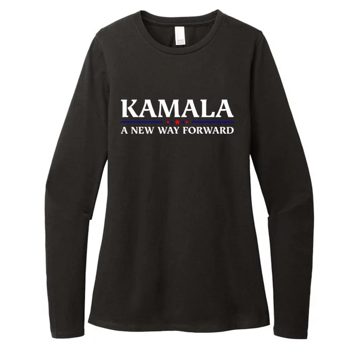 Kamala A New Way Forward Harris 2024 Usa Elections Democrats Gift Womens CVC Long Sleeve Shirt