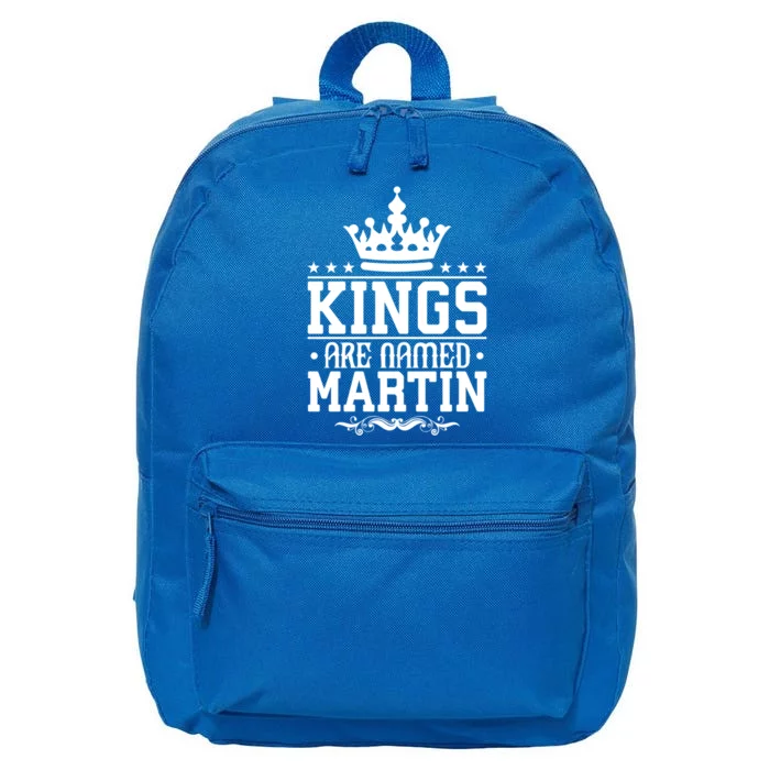 Kings Are Named Martin Personalized Name Joke Funny Cool Gift 16 in Basic Backpack