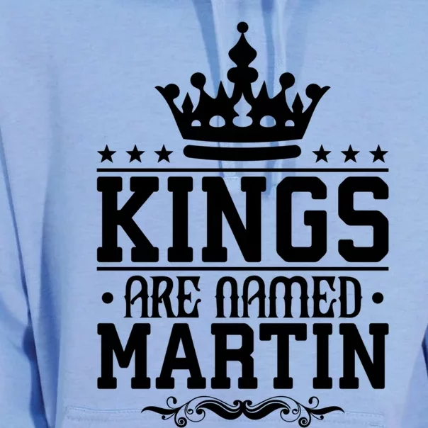 Kings Are Named Martin Personalized Name Joke Funny Cool Gift Unisex Surf Hoodie