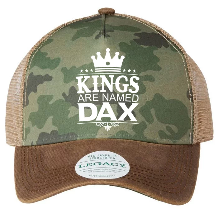 Kings Are Named Dax Funny Personalized Name Joke Gift Legacy Tie Dye Trucker Hat