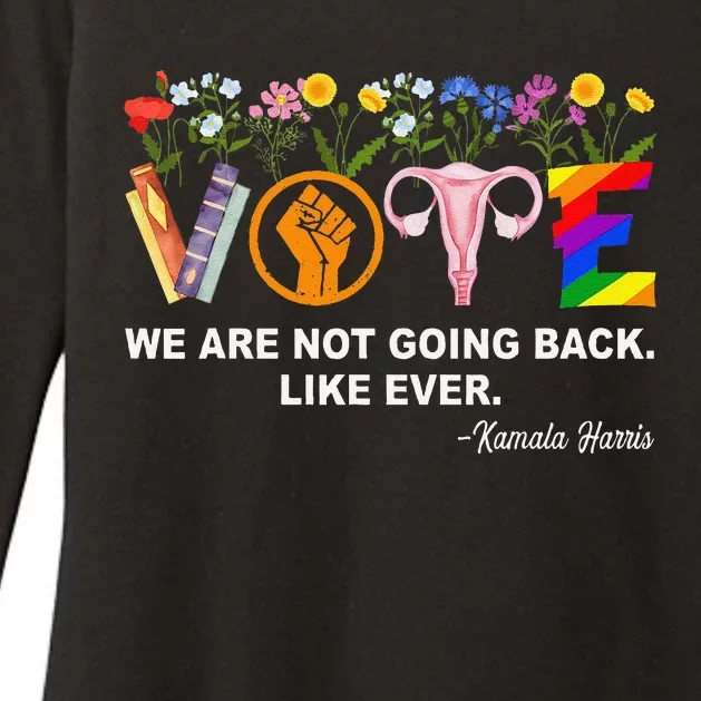 Kamalawe Are Not Going Back Like Ever Feminist Human Rights Gift Womens CVC Long Sleeve Shirt