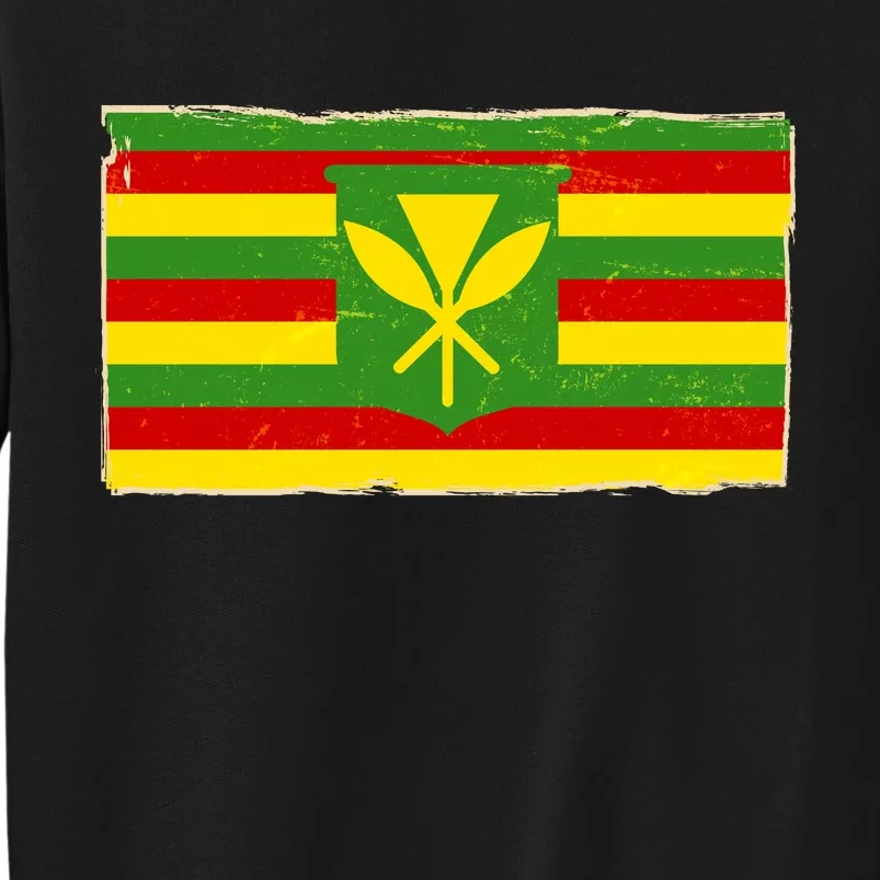 Kanaka Maoli Flag Tall Sweatshirt