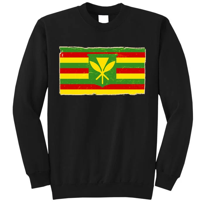 Kanaka Maoli Flag Tall Sweatshirt