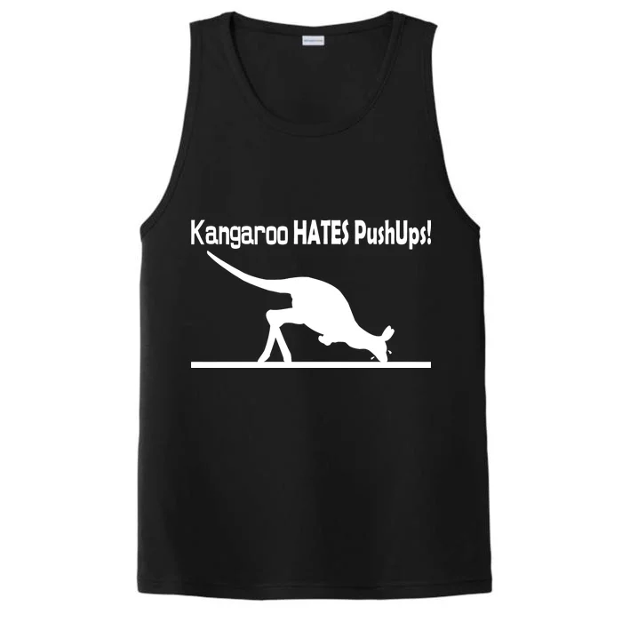 Kangaroo Hates Pushups Performance Tank