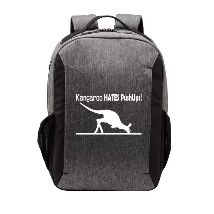 Kangaroo Hates Pushups Vector Backpack