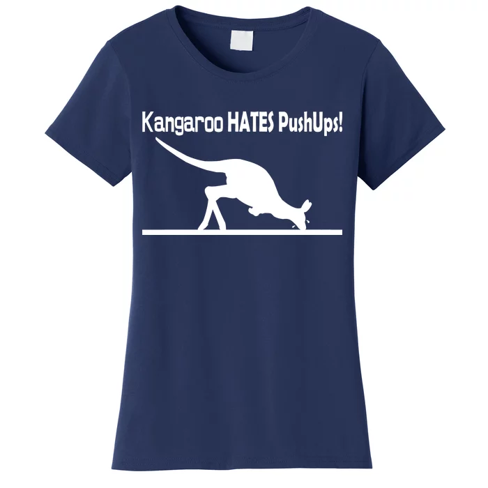 Kangaroo Hates Pushups Women's T-Shirt