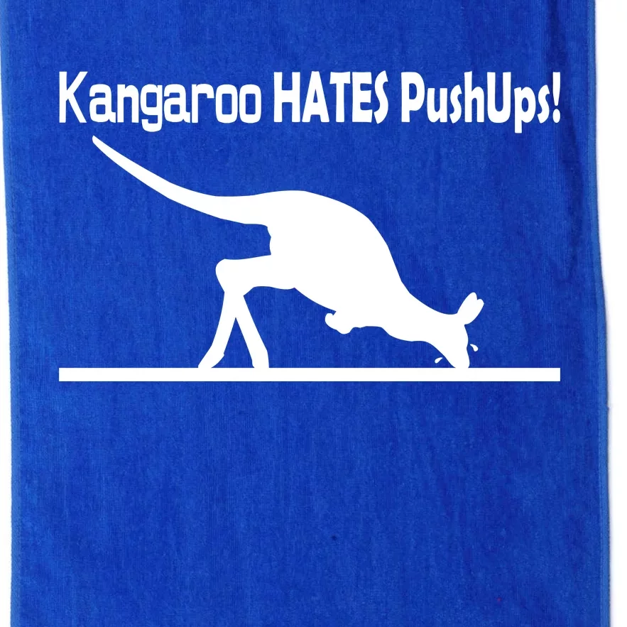 Kangaroo Hates Pushups Platinum Collection Golf Towel