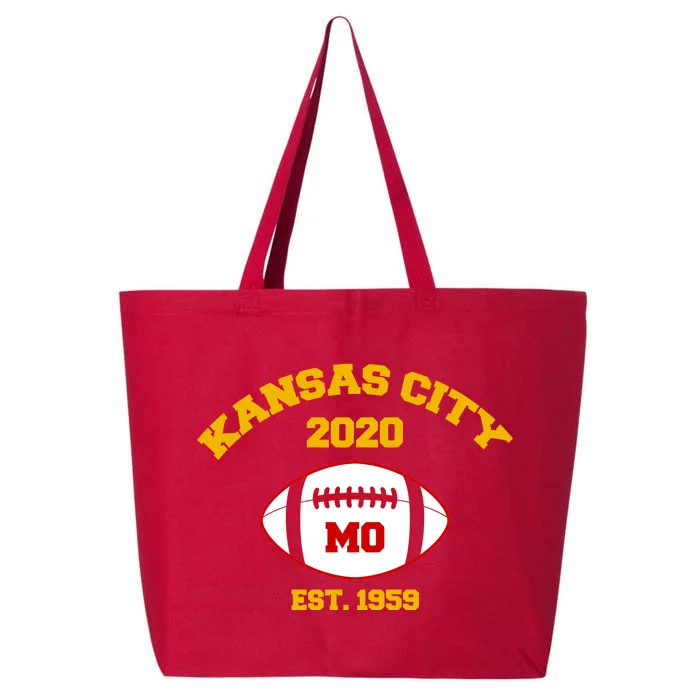 Kansas City 2020 Est 1959 KC Football 25L Jumbo Tote