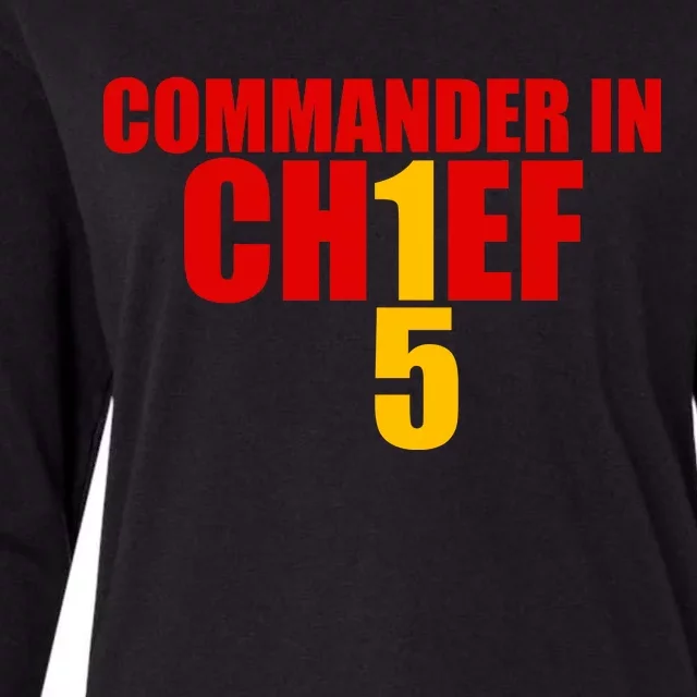 Kansas City Commander In Chief Womens Cotton Relaxed Long Sleeve T-Shirt