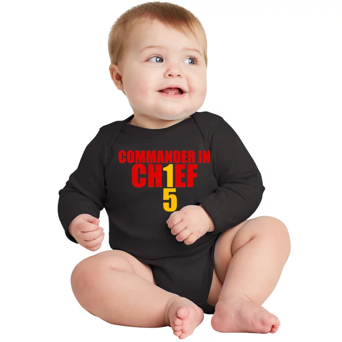 Kansas City Commander In Chief Baby Long Sleeve Bodysuit