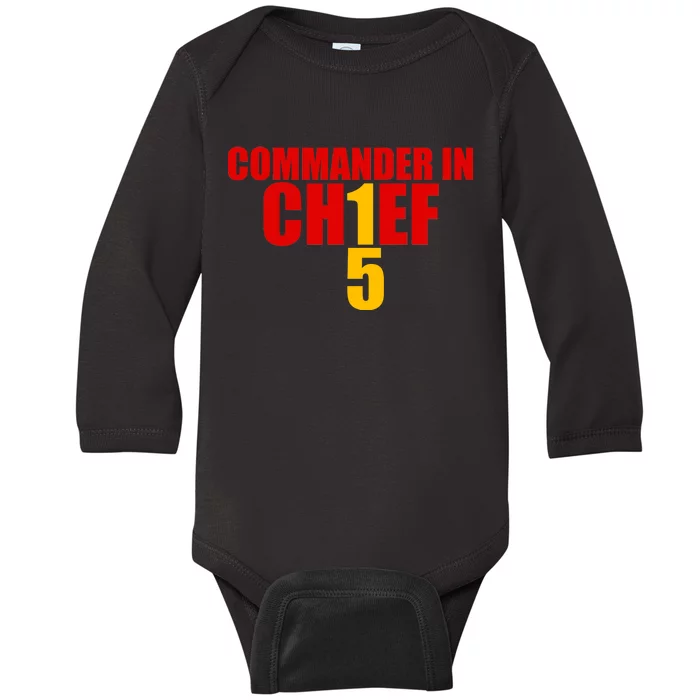 Kansas City Commander In Chief Baby Long Sleeve Bodysuit