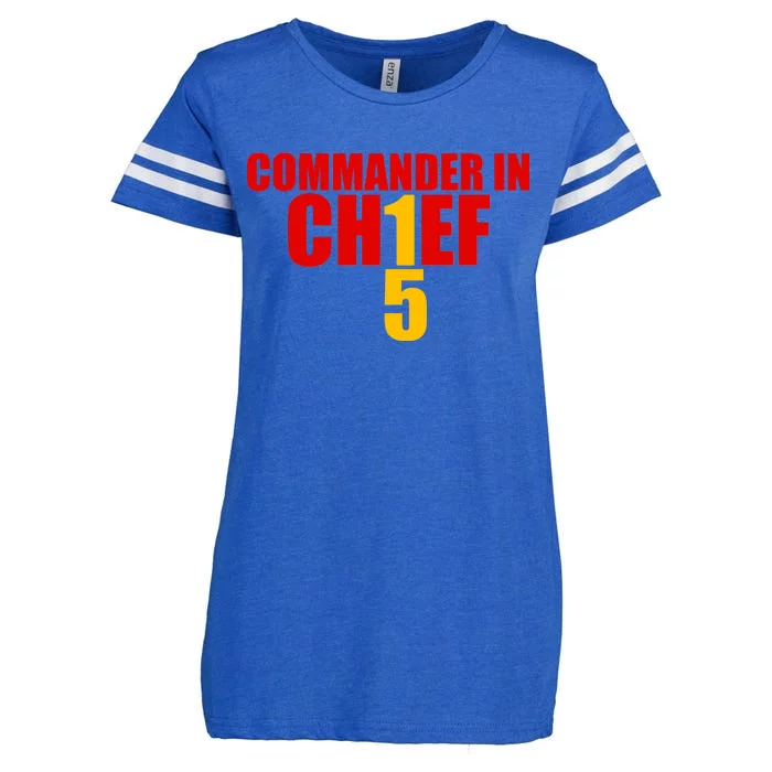 Kansas City Commander In Chief Enza Ladies Jersey Football T-Shirt