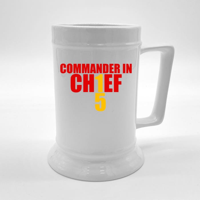 Kansas City Commander In Chief Front & Back Beer Stein