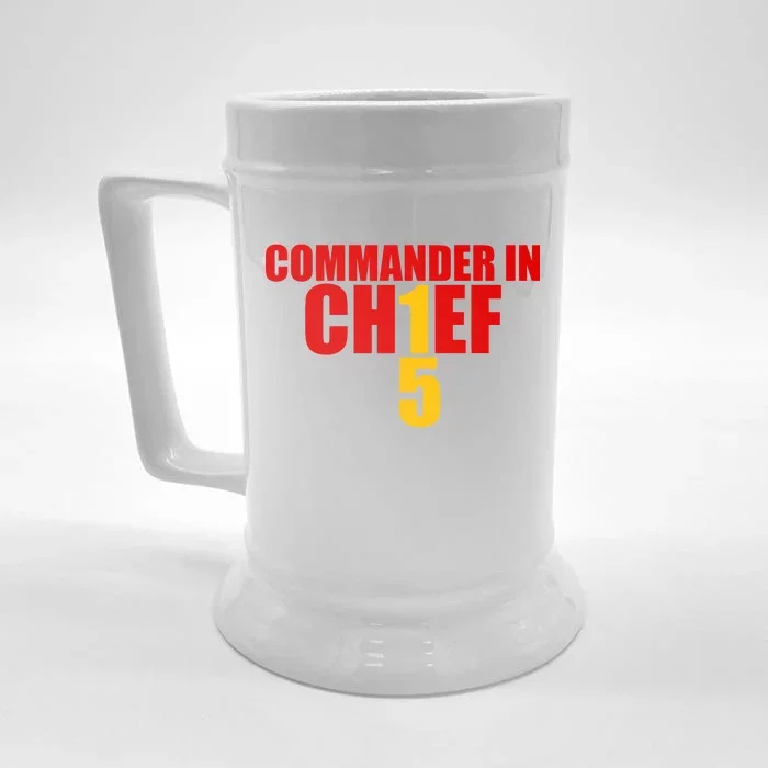 Kansas City Commander In Chief Front & Back Beer Stein