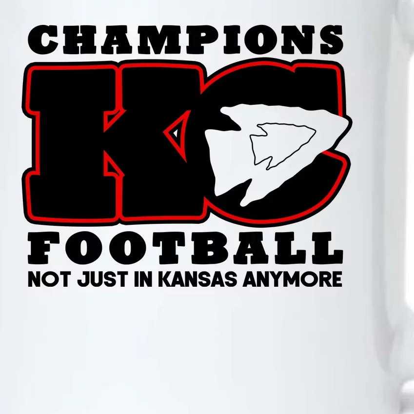 Kansas City Football Champions Black Color Changing Mug